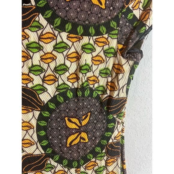 FARM Rio Green & Yellow Printed Mini Dress - Picture 12 of 15